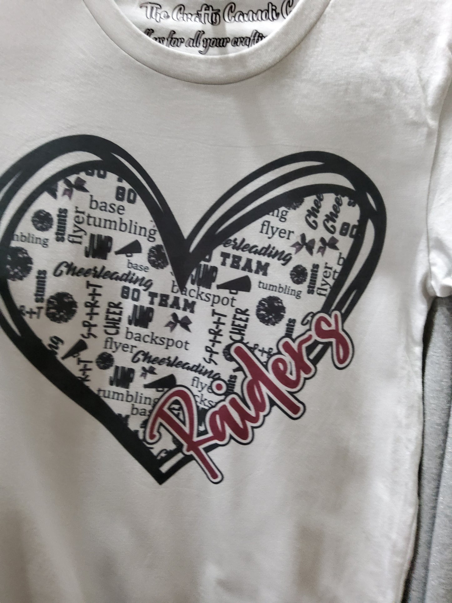 Uniontown Raiders Cheer Heart