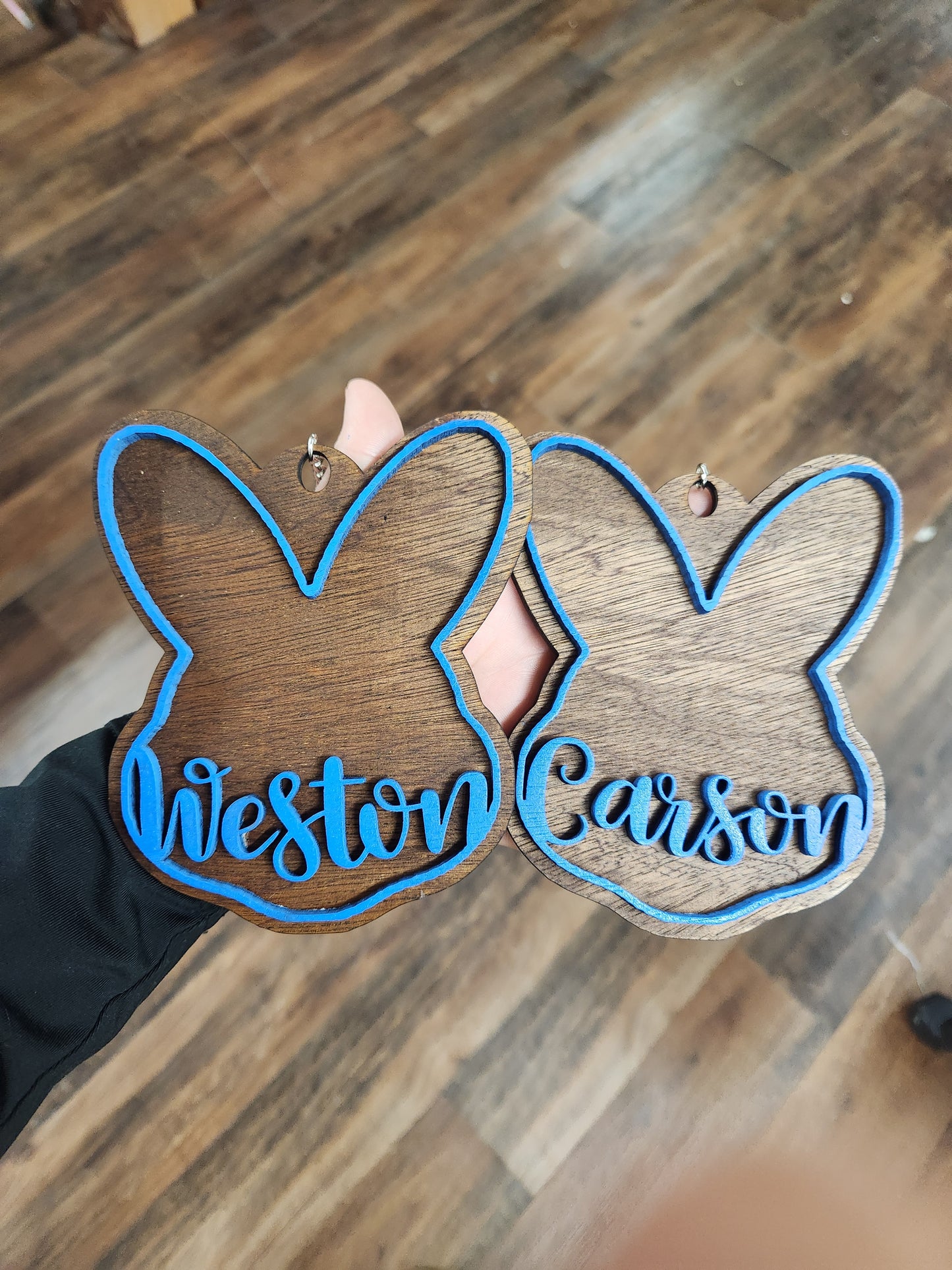 Custom Bunny Basket Tags