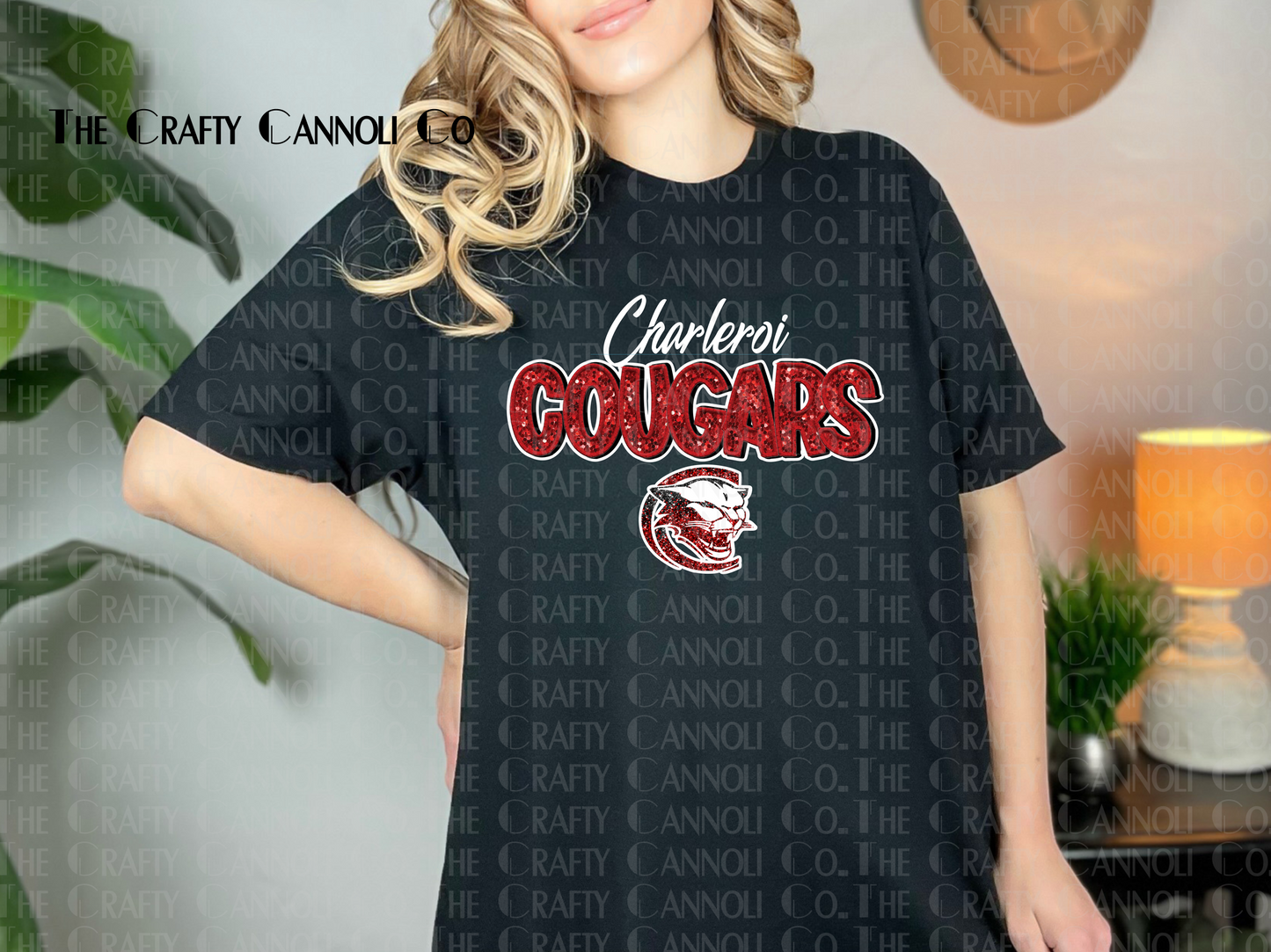 Charleroi Cougars Glitter