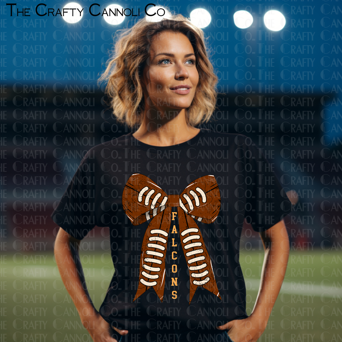 Football Falcons Bow