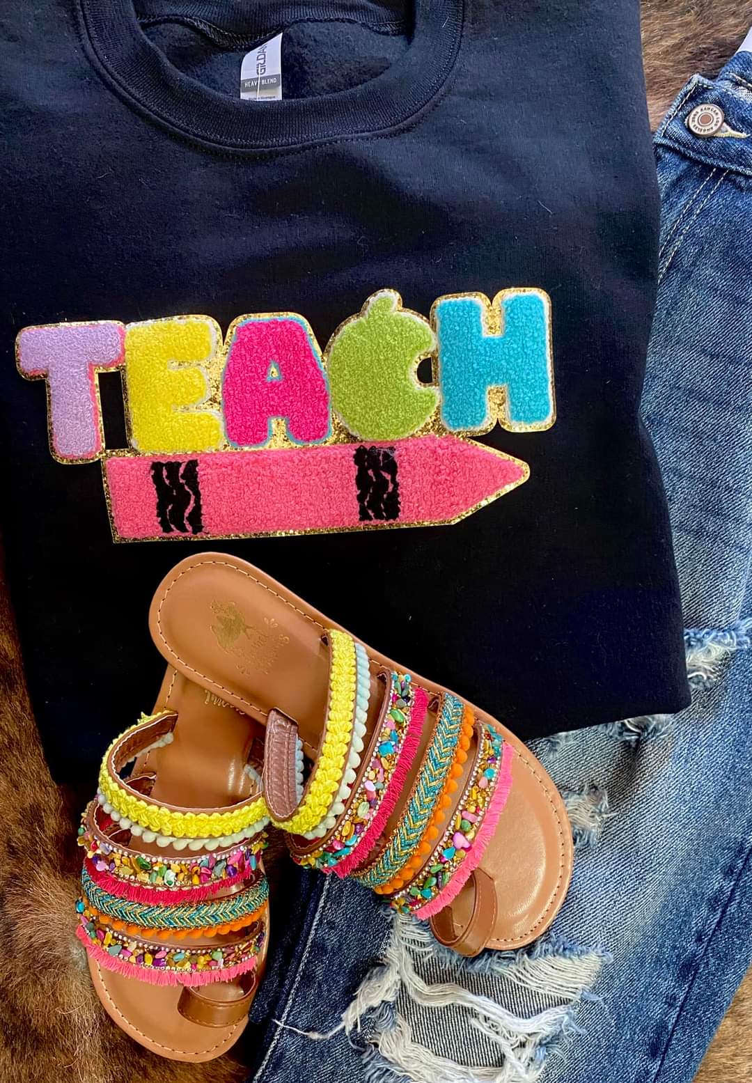 Teach Crewneck
