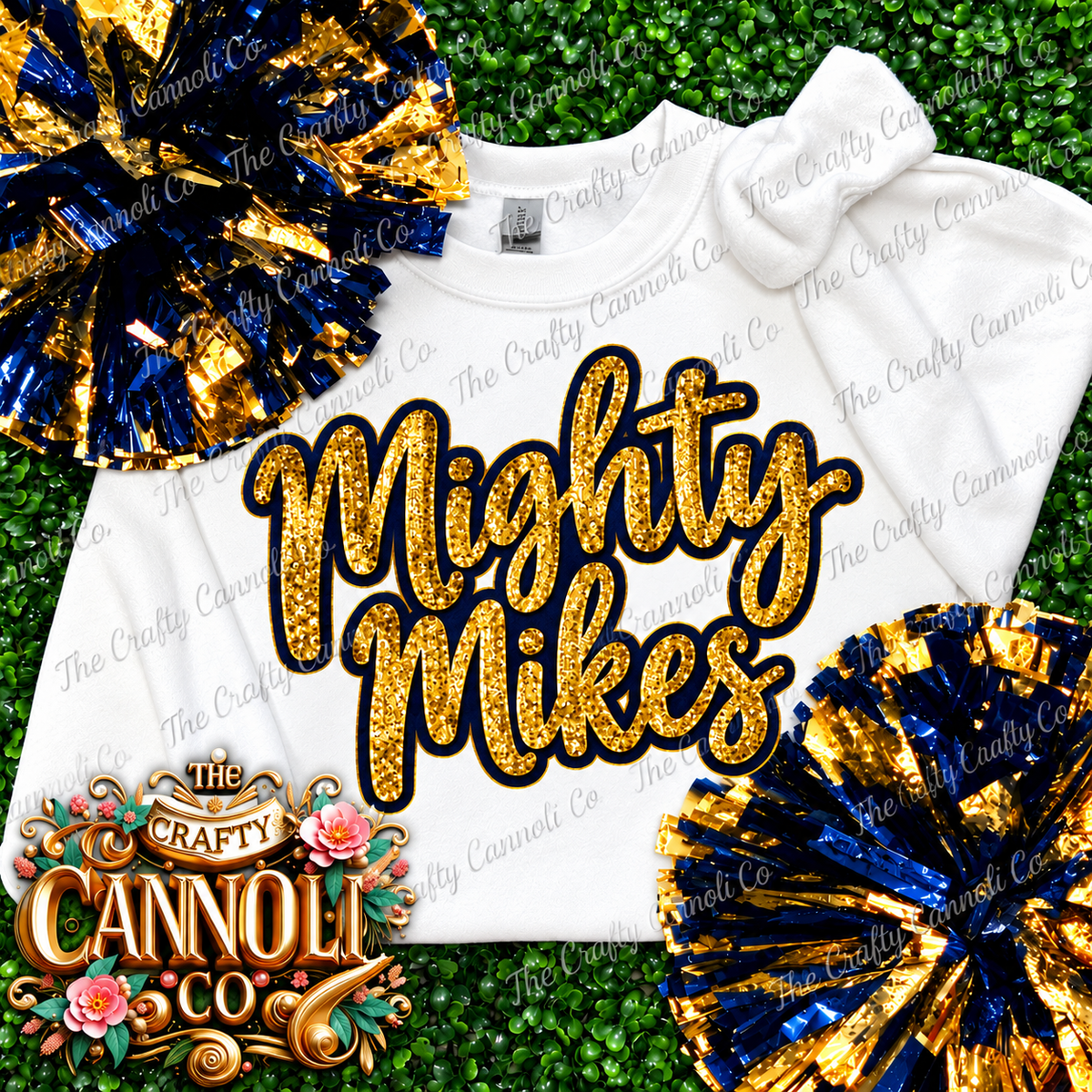 Carmichaels Mighty Mikes Sequin Glitter Patch