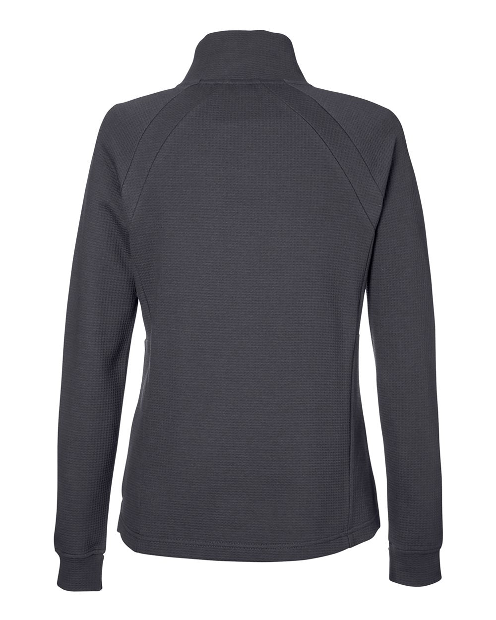 Women's Rhythm Waffle Cross-Neck Pullover - Carbon Gray