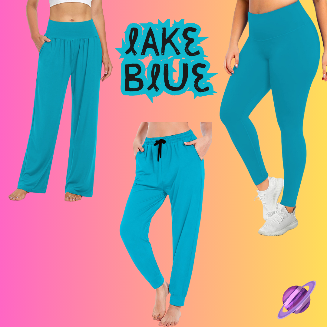 SOLID LAKE BLUE - SOLIDS RUN - LEGGING/CAPRI PREORDER CLOSING 8/16