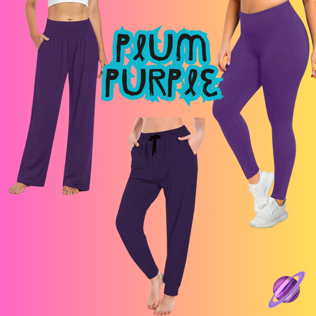 SOLID PLUM PURPLE - SOLID RUN - LOUNGER/CAPRI PREORDER CLOSING 8/16