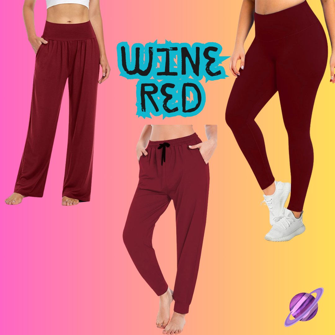 SOLID WINE RED- SOLID RUN - JOGGER /CAPRI PREORDER CLOSING 8/16