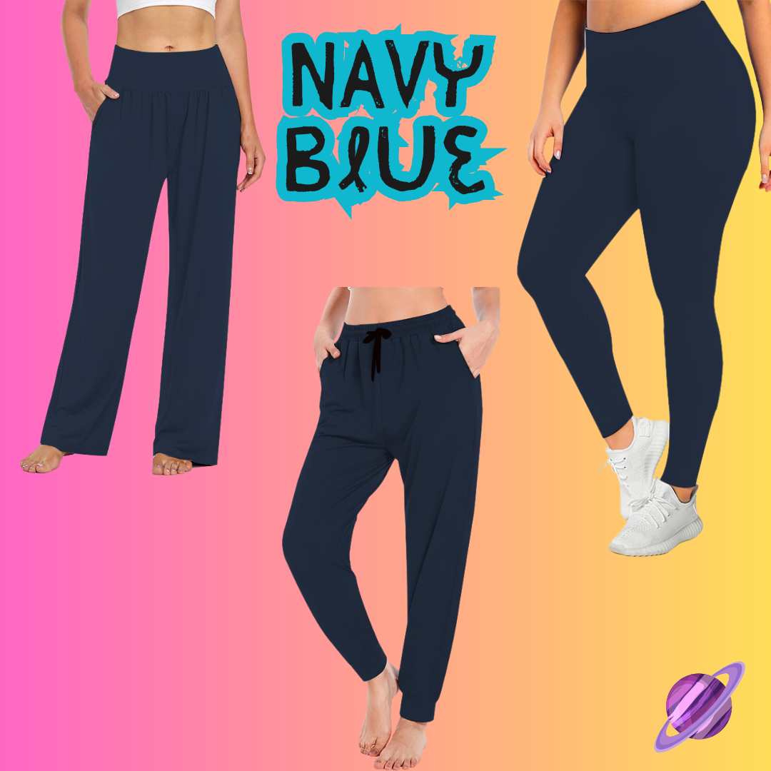 SOLID NAVY BLUE - SOLIDS RUN - LEGGING/CAPRI PREORDER CLOSING 8/16