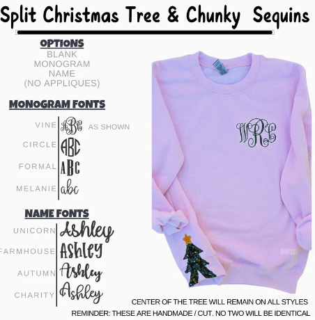 Christmas Tree Side Bows