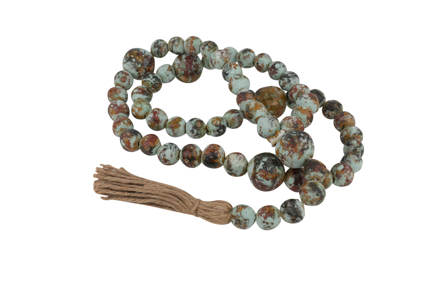 Todos Santos Tassel Beads -Turquoise-23-26 inch
