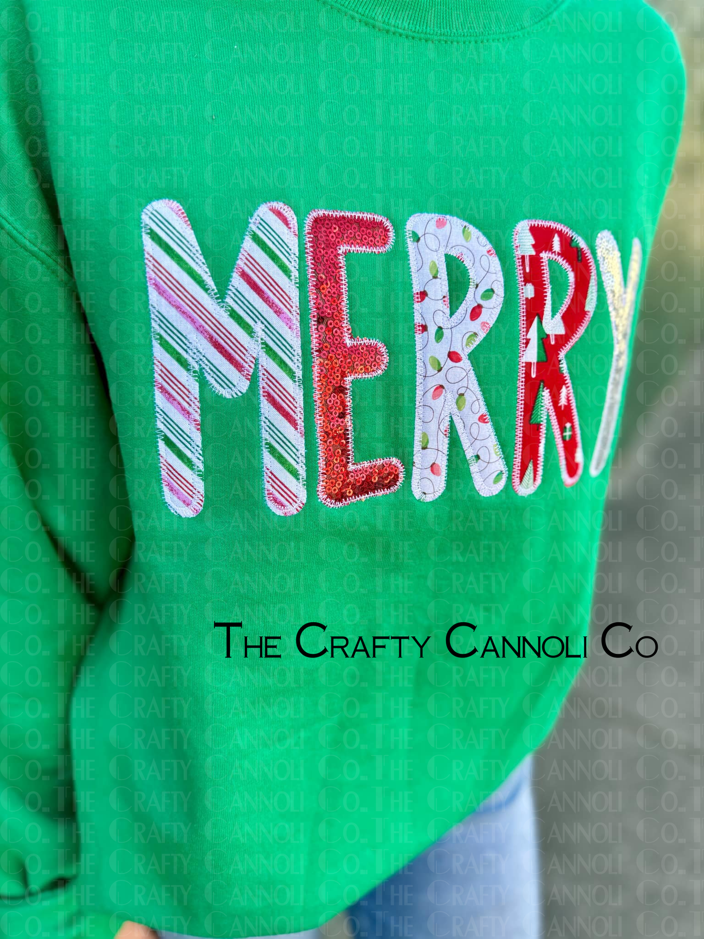 Embroidered and Sequins MERRY