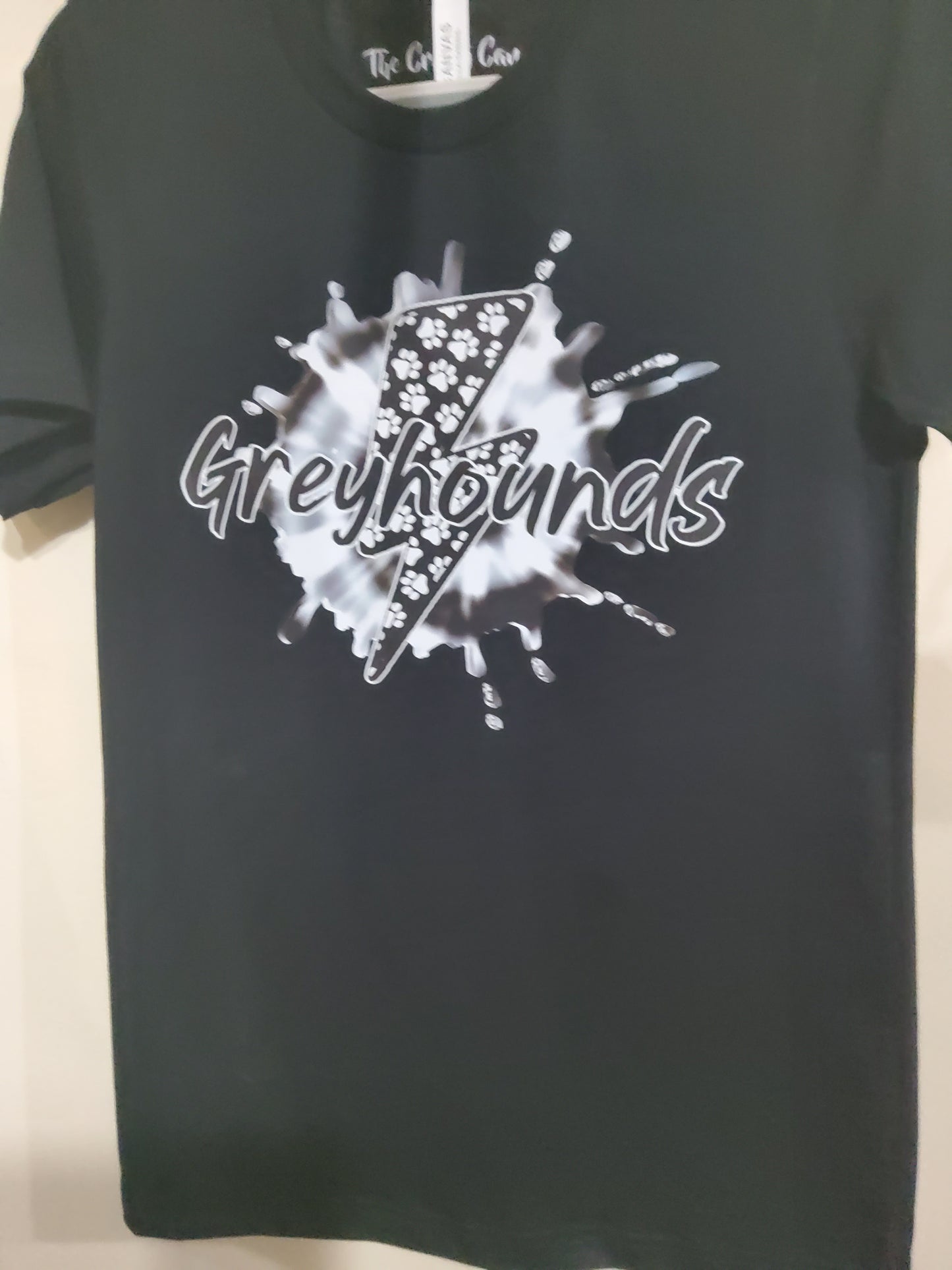 Monessen Greyhounds Lighting Bolt Splatter