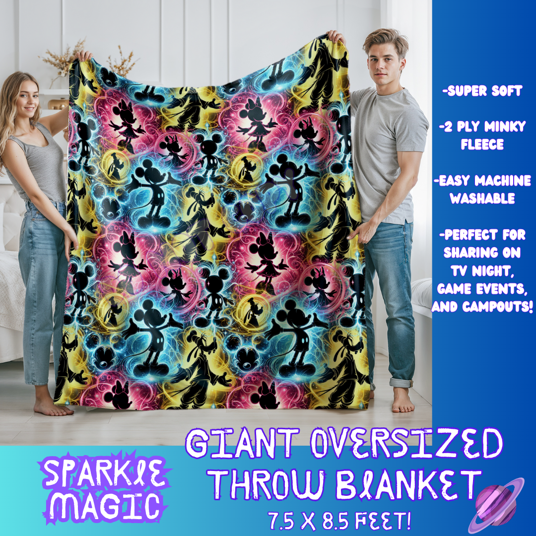 SPARKLE MAGIC- GIANT SHAREABLE THROW BLANKETS ROUND 7 -PREORDER CLOSING 8/18