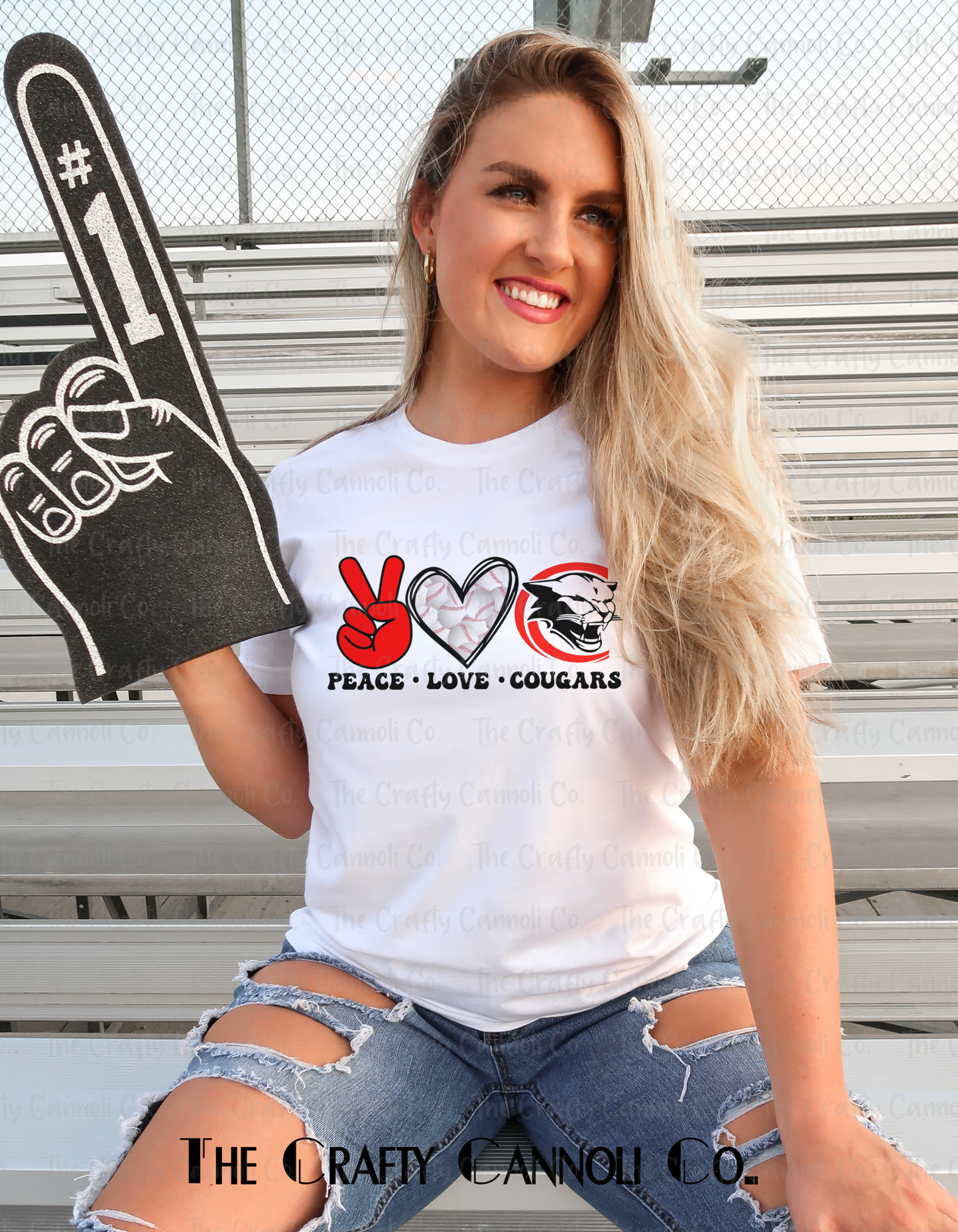 Peace Love School Mascot