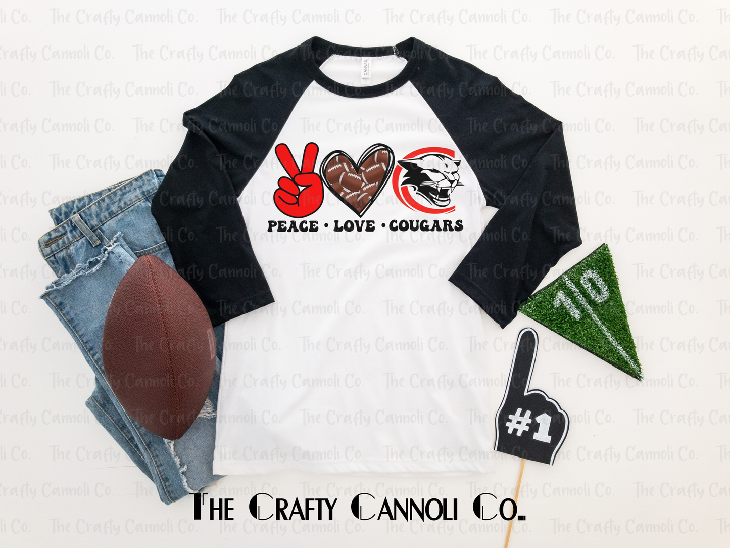 Peace Love Cougars Football