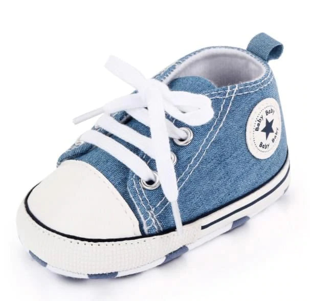 Baby Star Crib Tennis Shoes Sizes 1-3