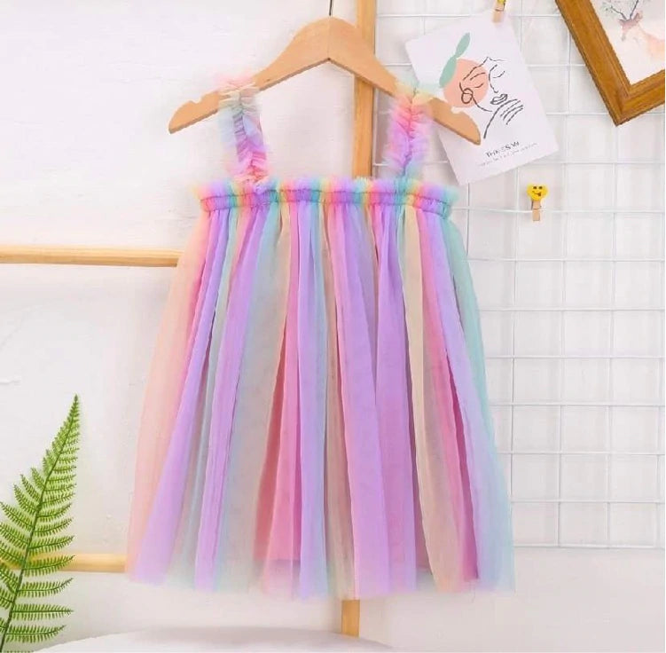 Girls Tulle Tank Dress