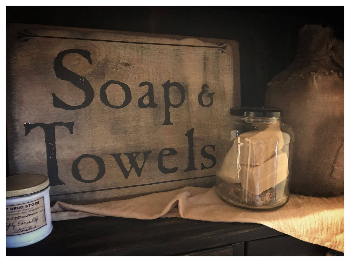 Natural Bath Bar Soaps Primitive Decor: Juicy Apple