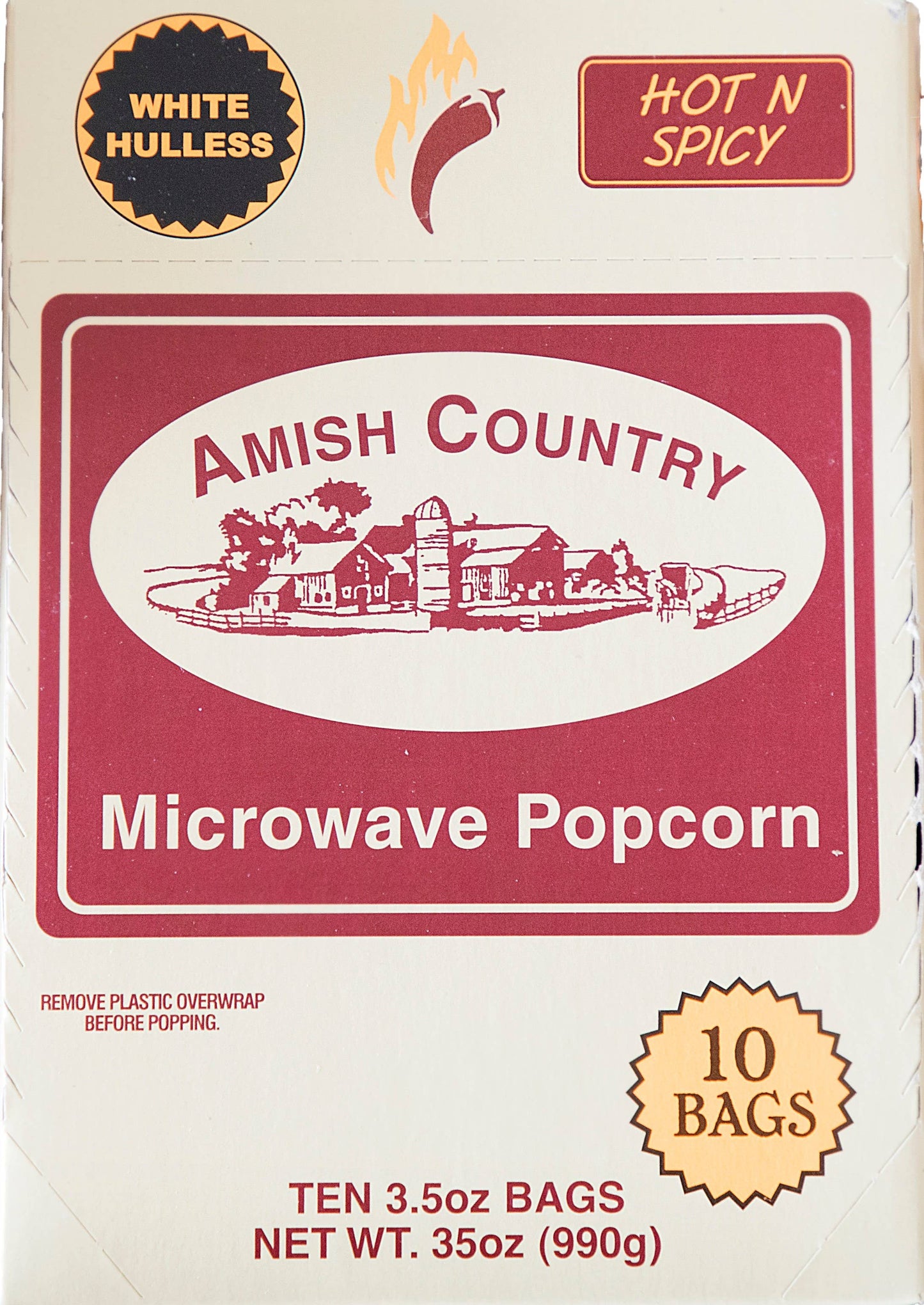 Amish Country Microwave Popcorn, 3.5 oz bag
