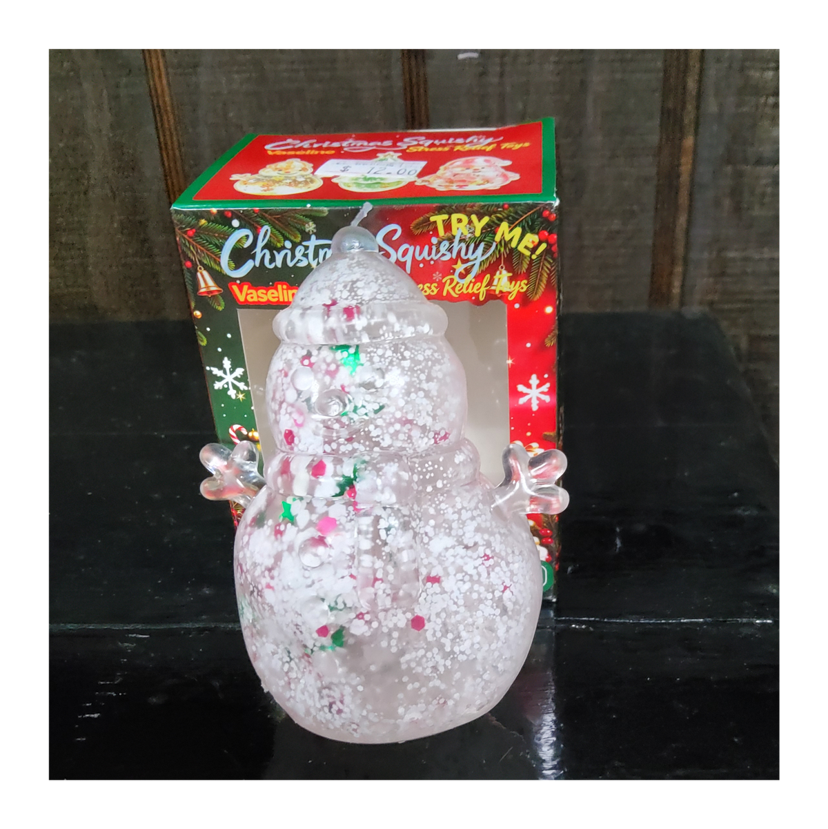 Vaseline Christmas Squishes
