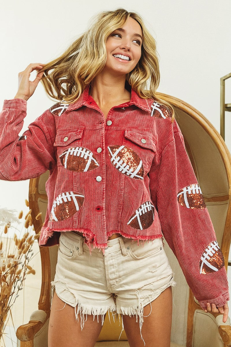 Football Sequined Jacket