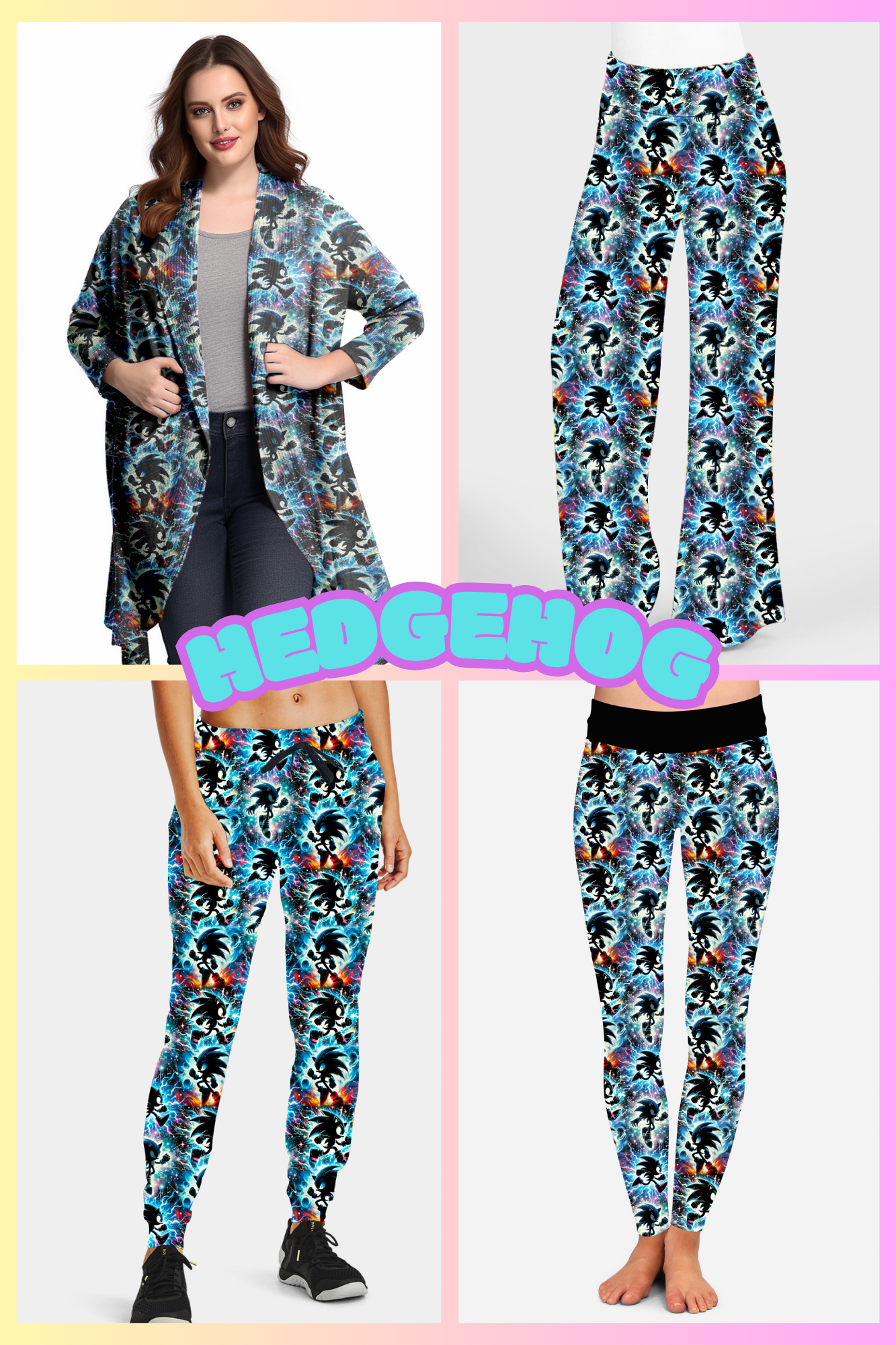 HEDGEHOG - SPARKLE RUN - LEGGING/CAPRI PREORDER CLOSING 8/21
