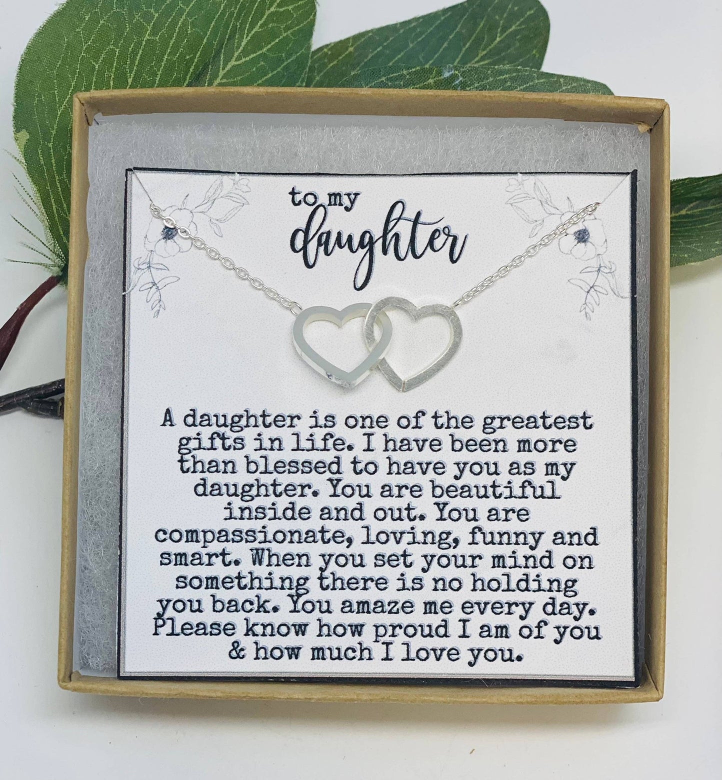 Daughter Necklace: Silver