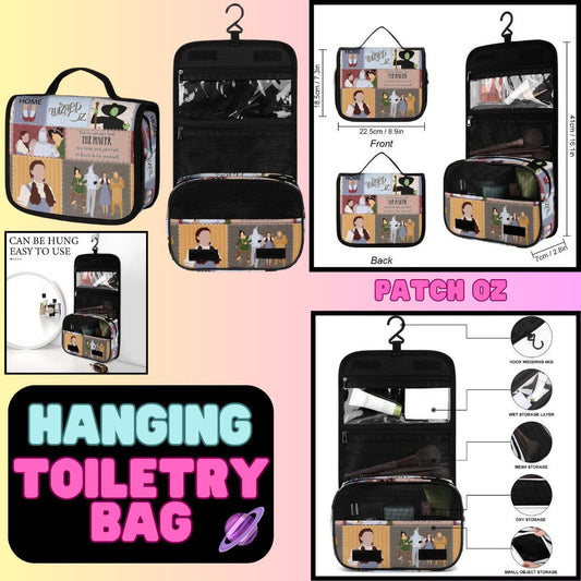 PATCH OZ - HANGING TOILETRY BAG-PREORDER CLOSING 8/26