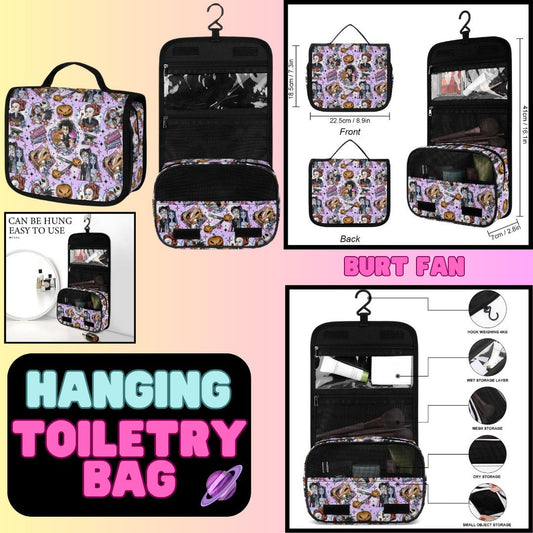BURT FAN - HANGING TOILETRY BAG-PREORDER CLOSING 8/26