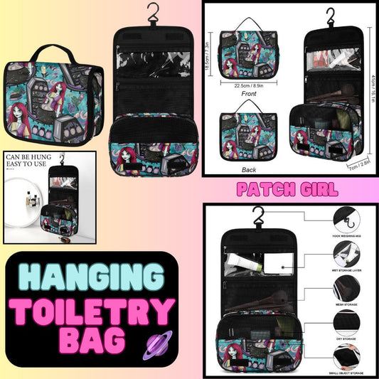 PATCH GIRL - HANGING TOILETRY BAG-PREORDER CLOSING 8/26