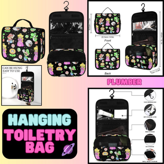 PLUMBER - HANGING TOILETRY BAG-PREORDER CLOSING 8/26