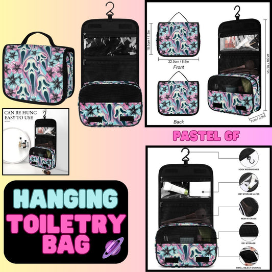 PASTEL GF- HANGING TOILETRY BAG-PREORDER CLOSING 8/26
