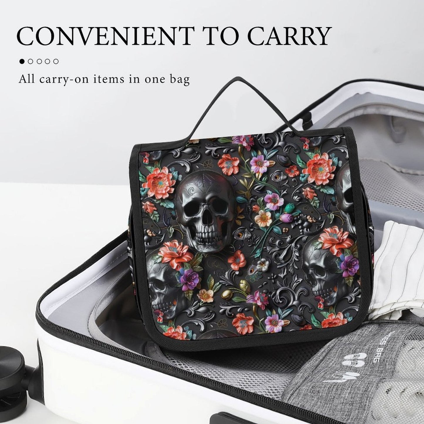 WILDFLOWERS - HANGING TOILETRY BAG-PREORDER CLOSING 8/26