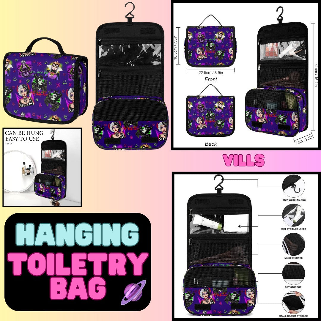 VILLS - HANGING TOILETRY BAG-PREORDER CLOSING 8/26