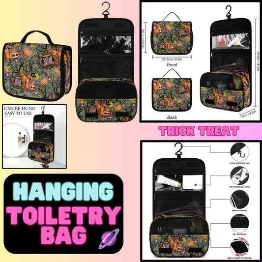 TRICK TREAT - HANGING TOILETRY BAG-PREORDER CLOSING 8/26