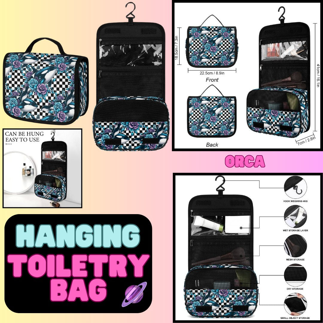 ORCA - HANGING TOILETRY BAG-PREORDER CLOSING 8/26