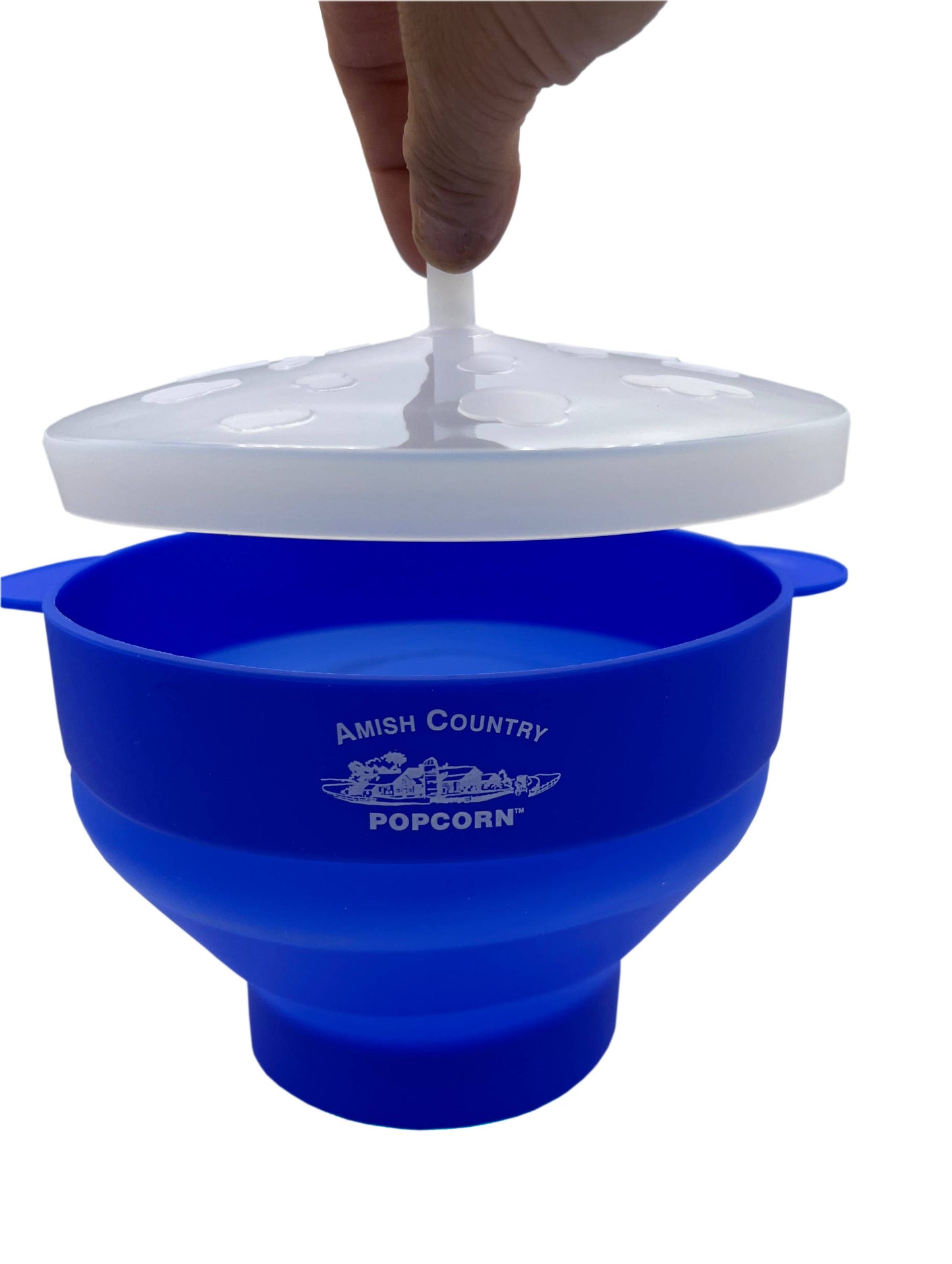 Silicone Microwave Popper: Black