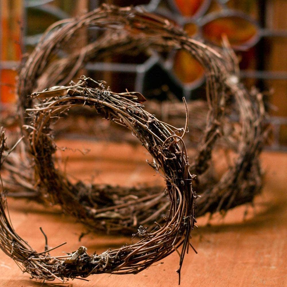 15' Dried Natural Grapevine Twig Garland