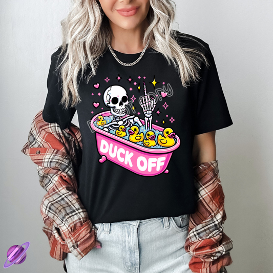 DUCK OFF SKELE TEE