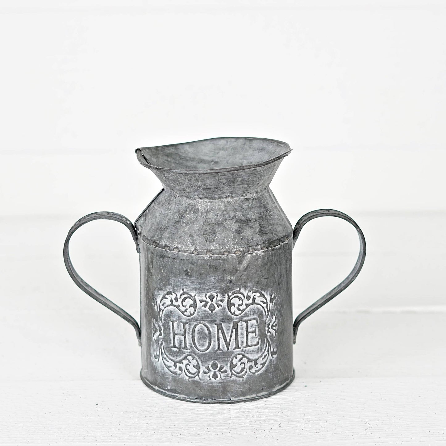 Tin Milk Bucket with double handle