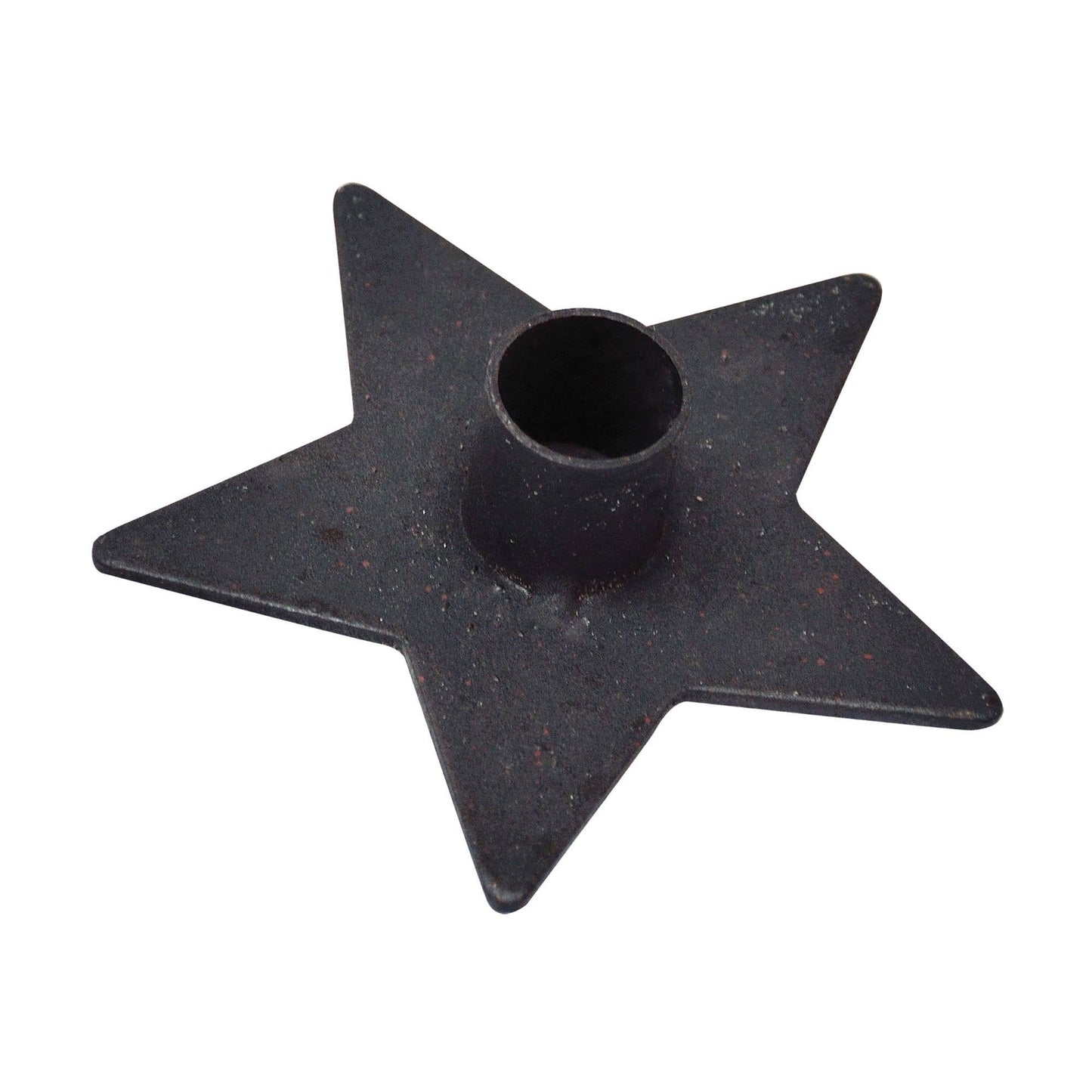 Distressed Star Candle Holder