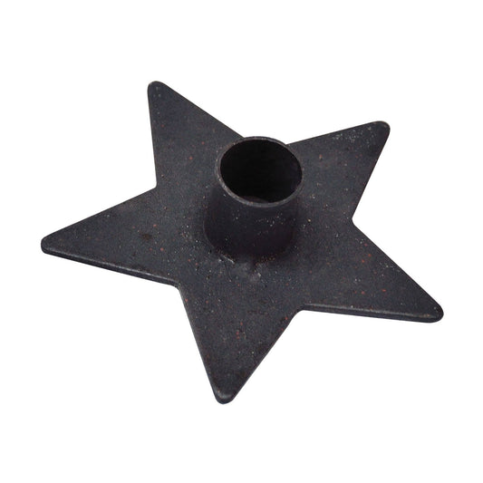 Distressed Star Candle Holder