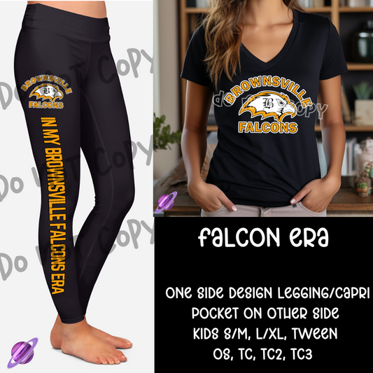FALCONS - ONE SIDED DESIGN - LEGGING/CAPRI PREORDER CLOSING 8/16