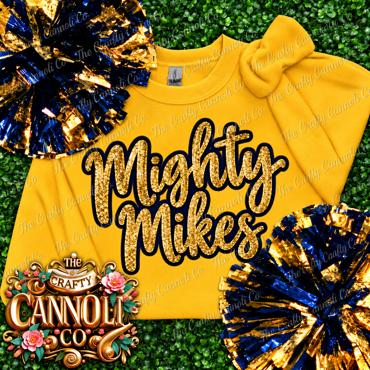 Carmichaels Mighty Mikes Sequin Glitter Patch
