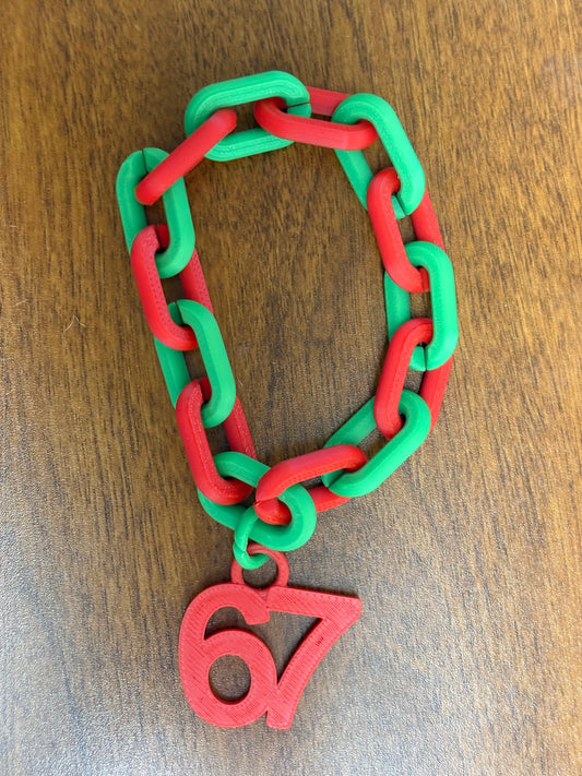 Elf on the Shelf "6 7" Necklace