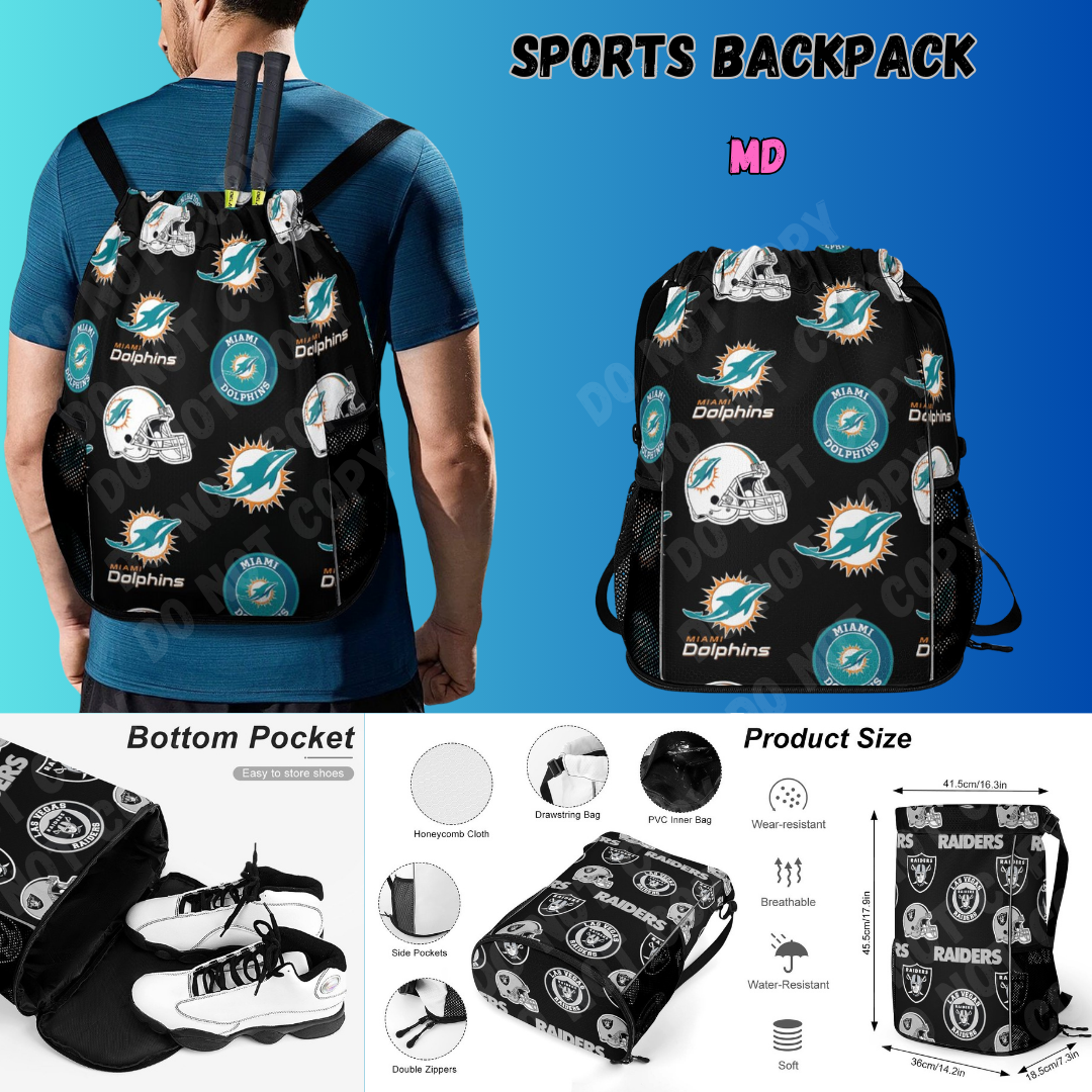 MD-FB SPORTS BACKPACKS PREORDER CLOSING 8/11