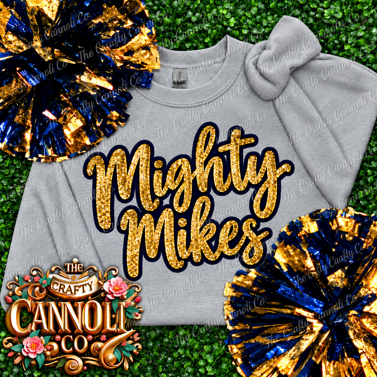 Carmichaels Mighty Mikes Sequin Glitter Patch