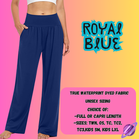 SOLID ROYAL BLUE - SOLID RUN - LOUNGER/CAPRI PREORDER CLOSING 8/16