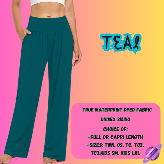 SOLID TEAL - SOLID RUN - LOUNGER/CAPRI PREORDER CLOSING 8/16