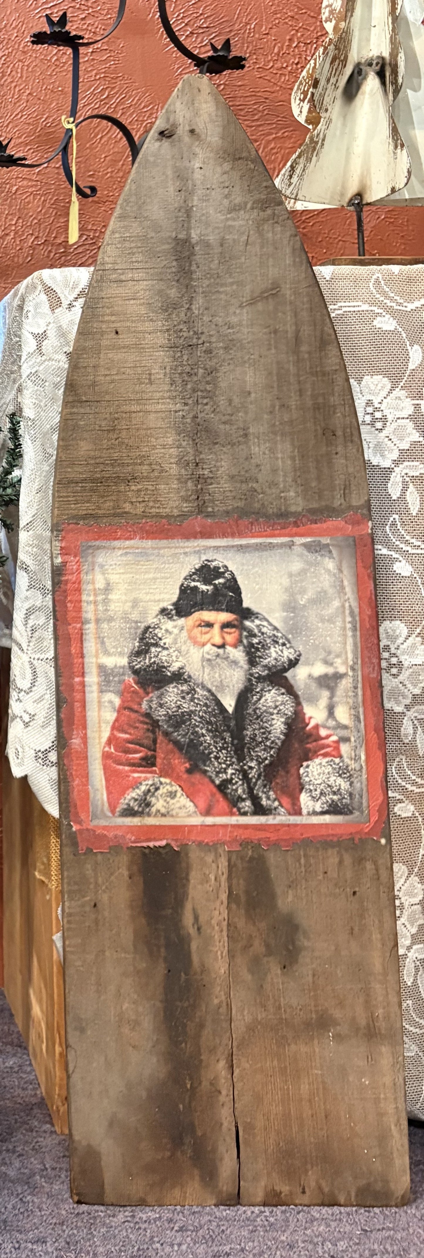 Folk Art Santa