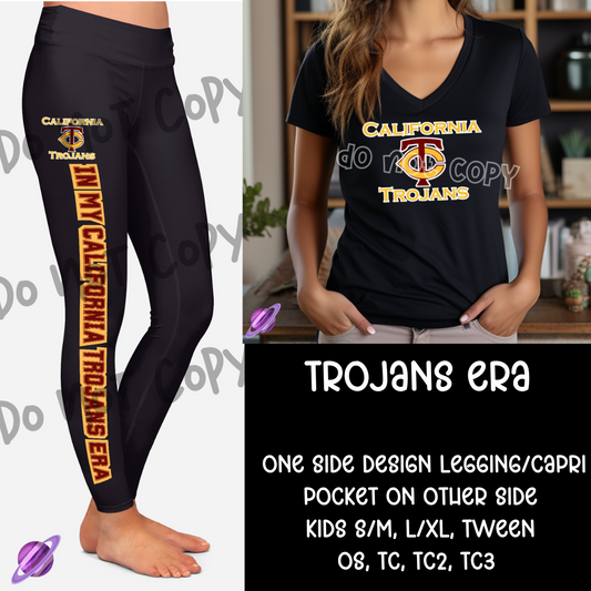 TROJAN - ONE SIDED DESIGN - LEGGING/CAPRI PREORDER CLOSING 8/16